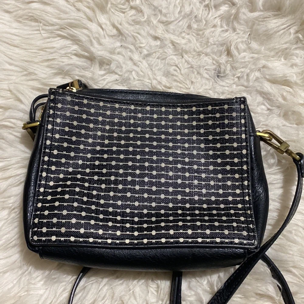 Fossil Campbell Crossbody‎ in Black Stripe